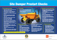 Site Dumper and 360 Excavator Prestart Chek Cover